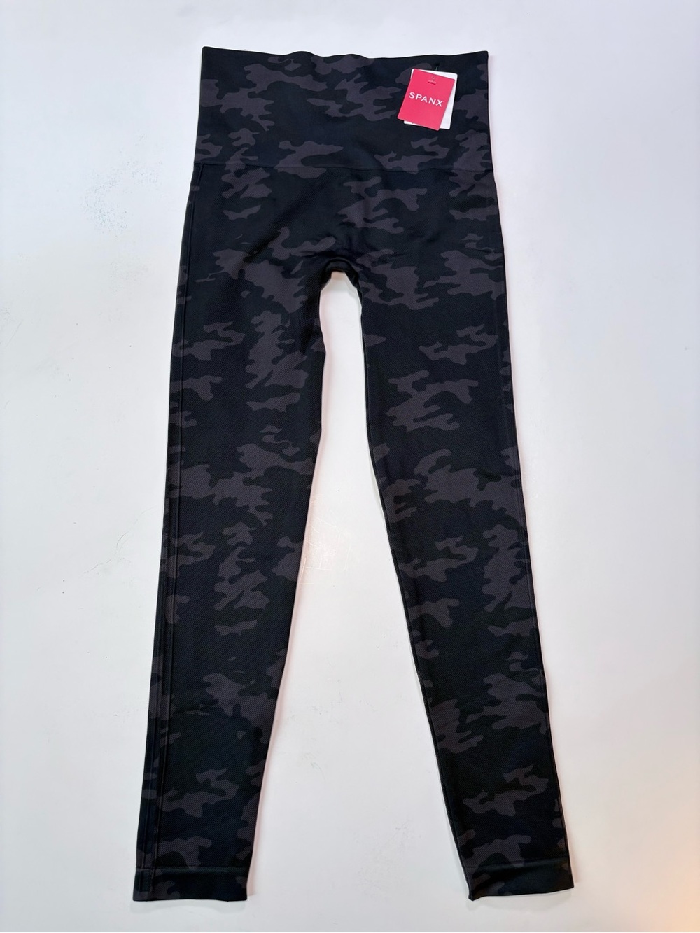 SPANX Black Camo Look At Me Now Leggings